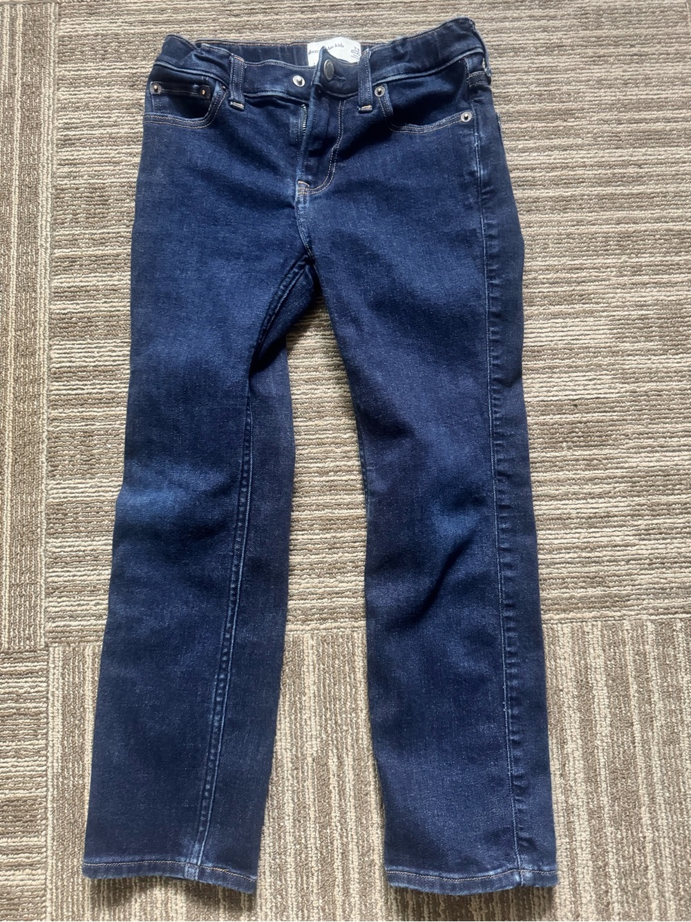 abercrombie kids Navy blue Straight Leg Skinny Jeans 7/8 Boys